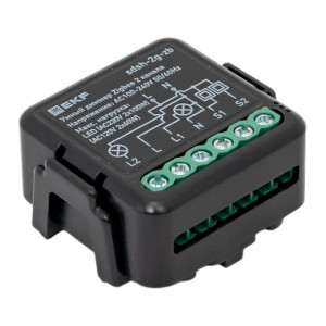 Умный диммер в подрозетник 2-канальный Zigbee EKF Connect Select sdsh-2g-zb