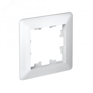 ATLASDESIGN AIR 1-постовая РАМКА, БЕЛЫЙ/дымчатый белый ATN220101