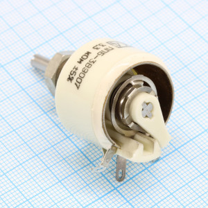 ППБ-3В   3.3К ±5%, Резистор переменный проволочный 3.3кОм ±5% 3Вт