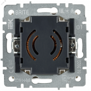 Светорегулятор СП BRITE пов-наж. 600Вт СС10-1-0-БрБ бел. BR-D20-0600-K01