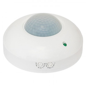 Датчик движения (ИК) MS-20B (ДД) потолоч. 1200Вт 360град. до 6м IP33 dd-ms-20B