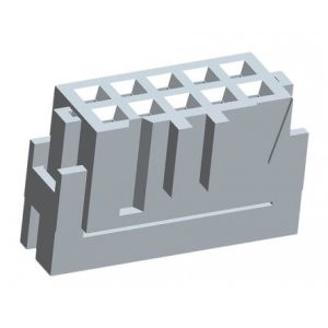 1-215915-0, Разъем типа плата-плата, 2.54 мм, 10 контакт(-ов), Гнездо, Серия AMP-LATCH, 2 ряд(-ов)