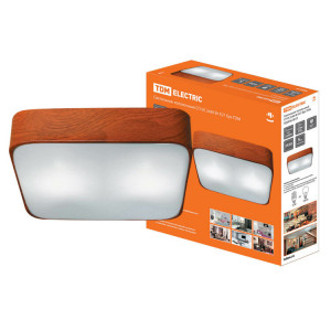 Светильник потолочный СП 05 2х60Вт E27 бук нМ SQ0346-0013