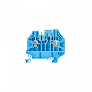 Проходная клемма WT 2,5 TKM D, Проходная клемма, с габаритами WT 2,5 TKM, тип фиксации провода: винтовой, номинальное сечение: 2,5 мм кв., 20A, 500V, ширина: 5 мм, цвет: синий, тип монтажа: DIN35