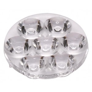 C11716_ANNA-40-7-S, Круглая групповая линза под 7светодиодов, ~15°, D=40 мм H=10,7 мм