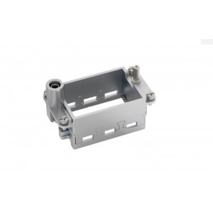 Вилочный держатель вставок H10B-03-M-2, Вилочная рамка, для модулей, 3 слота, типоразмер H10B, цинк