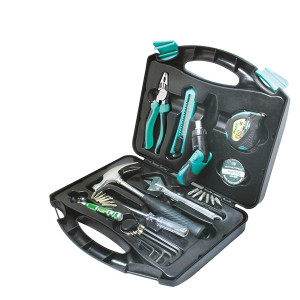 PK-2030T, Набор инструментов из 10 предметов в пластиковом кейсе