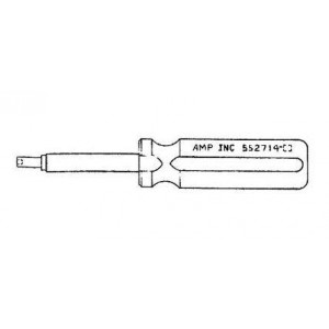 552714-3, Инструменты для извлечения, демонтажа и вставки STUFFER WIRE WHITE AMP-BARREL