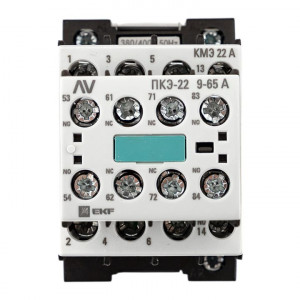 Комплект КМЭ 22А 1NO 400В АС с дополнительными контактами 2НО+2НЗ EKF AVERES ctr-s-22-10-400-av-22