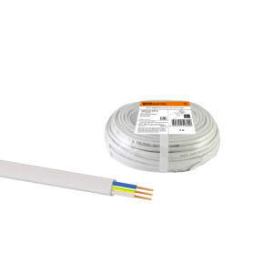 Шнур ШВВП 3х0,75 ГОСТ (5м), белый SQ0120-0016