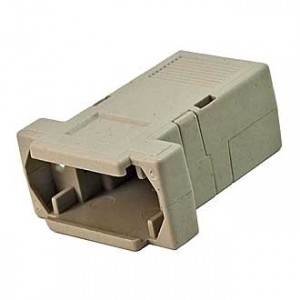 DP-9CB-G, Кожух для разъема D-SUB 9pin пластиковый серый