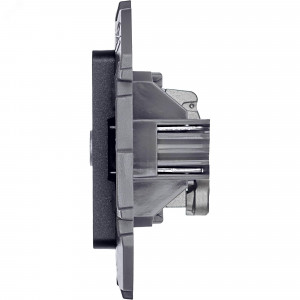 Розетка телевизионная проходная TV Inspiria 14дБ 5-862мГц механизм антрацит Leg 673863