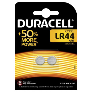 *Батарейка Duracell NEW LR44-2BL (20/200/14400) [Б0009737]