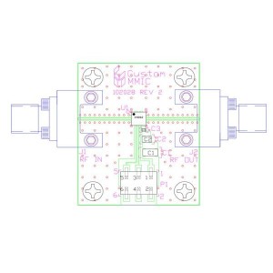 CMD283C3-EVB, Радиочастотные средства разработки EVB 2 - 6 GHz Ultra Low Noise Amplifier
