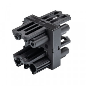 Распределительное устройство GST18I3V 3P1 B V SW, Распределительное устройство, 1 вход / 3 выхода, тип: H, 3 полюса, серия gesis GST18i3, номинальное напряжение: 250V, номинальный ток: 20А, цвет: черный