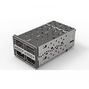 2214574-7, Соединители для ввода/вывода QSFP+ Assy, 2x2 Gskt 4LP-All, Stacked