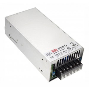 MSP-600-15, AC-DC, med, ККМ, 645Вт, вход 85…264В AC, 47…63Гц /120…370В DC, выход 15В/43A,  рег. вых 13.5…18В, изоляция 4000В AC, в кожухе 218х105х63.5мм, -40…+70°С, выход SB 5В/0.3А