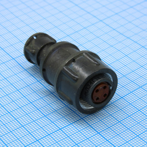 2РМТ14КПЭ4Г1В1В, Соединитель  цилиндрический низкочастотный негерметичный