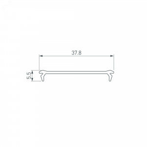 Экран ALM-FLAT-S-2020 OPAL-PM матовый 026750(1), Матовый экран для профиля ALM-FLAT-S.  Материал - PMMA (полиметилакрилат). Цена за 1 шт. 2 метра.