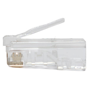Коннектор RJ-45 TERACOM PRO неэкранированный 8P8C 30мкд Cat.5E универсальный (упак.10шт) [TRP-PLUG-5EUTP-10]