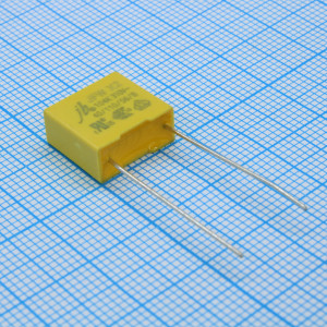 JFW0A9104K100000B, Конденсатор помехоподавляющий X2 0.10мкФ 310В переменного тока ±10% (13х6х12мм) радиальный 10мм 105°C россыпь