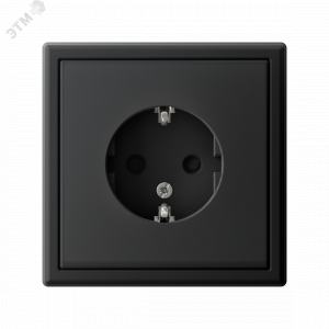 Розетка ArtGallery 16А с заземл. защ. шторки механизм карбон SE GAL001045