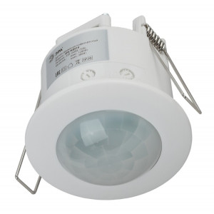 MD 018 Датчик движения белый, 1200Вт, 360 гр.,6М, IP20, (50/1050) Б0043795