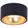 Светильник 4017 накладной потолочный под лампу GX53 черн./золото LT-UPB0-4017-GX53-1-K57