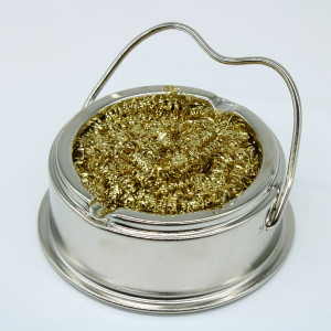 SH-1025, Стружка для очистки паяльных жал с подставкой под паяльник