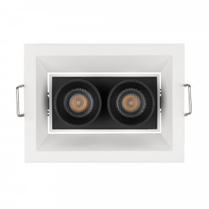 Светильник MS-ORIENT-BUILT-TURN-TC-S67x90-5W Warm3000 (WH-BK, 30 deg, 230V) 031928, Встраиваемый поворотный светильник. Мощность 5 Вт, св. поток 375 лм, 75 лм/Вт, теплый 3000 K, CRI>98, угол 30°, напряжение питания 230 В. Белый прямоугольный корпус из алюминия, экран PMMA, степень защиты IP20. Размер: длина 90 мм, ширина 67 мм, высота 50