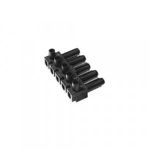 Вилочная контактная вставка ST18/5S SW, Вилочная контактная вставка, 5 полюсов, винтовая фиксация, номинальное напряжение: 250/400V, номинальный ток: 16A, цвет: черный, серия gesis ST18/5 серия gesis ST18/5