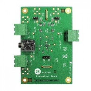 NCP2811AFCT1GEVB, Средства разработки интегральных схем (ИС) аудиоконтроллеров  NCP2811 EVALUATION BOARD