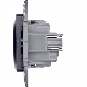 Розетка 1-м СП Inspiria 16А IP20 250В 2P+E немецк. стандарт механизм антрацит Leg 673723