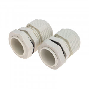 Ввод кабельный PG-16 (10-14мм) сер. комплект (уп.2шт) 07-8016-A2