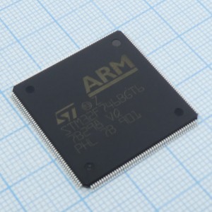 STM32F746BGT6, Микроконтроллер STM 32-бит ядро ARM Cortex-M7  462DMIPS/2 1мБ Флэш-память  LQFP 208