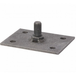 Монтажная пластина 170х40 мм для изоляционной штанги, М8, термодиффузия SQ2401-3127