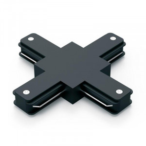 Коннектор Track однофазный для трековых шинопроводов (+) черн. TR111