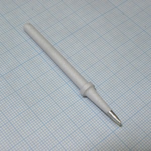 C1-4, Жало паяльное многослойное долговечное для паяльников серии ZD-98, ZD-99, диаметр 4,8мм, заостренный конус 2,0мм длиной 22мм