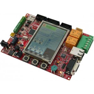 PIC32-MAXI-WEB, Макетные платы и комплекты - PIC / DSPIC WEB SERVER / TCP-IP PIC32MX795F512L