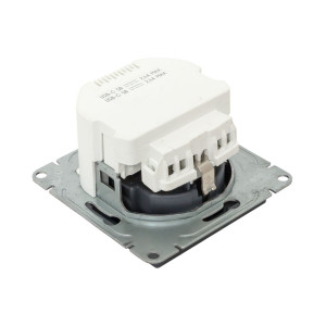 Механизм розетки с USB-C - 2шт, 16А, с заземлением, со шторками, графит Эпика EKF UP1-SOG-111-2USBC