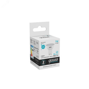 Лампа светодиодная Elementary 7Вт MR16 софит 4100К нейтр. бел. GU10 550лм 13627