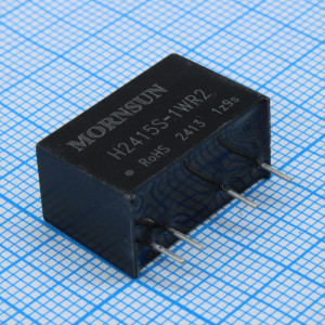 H2415S-1WR2, Преобразователь DC/DC на печатную плату вход 24В, выход 15В, 67мА (ТНТ)