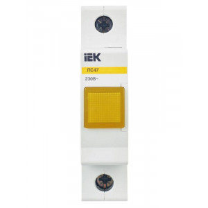 Лампа сигнальная ЛС-47 желт. MLS10-230-K05