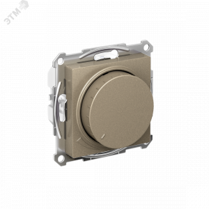 ATLASDESIGN СВЕТОРЕГУЛЯТОР (диммер) повор-нажим, LED, RC, 400Вт, мех., ШАМПАНЬ C3(5) ATN000523