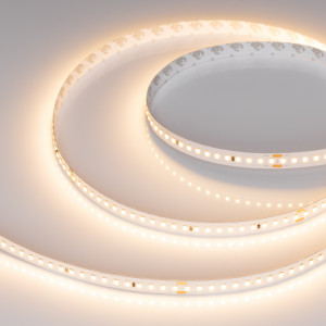 Лента IC-A144-12mm 48V Warm2700 (5.8 W/m, IP20, 2835, 50m) 026984(2), Стабилизированная лента LUX, подключение 50м в одну линию, светодиоды smd 2835, 144шт/м (7200шт на 50м), белая плата 12мм, скотч 3М. Цвет ТЁПЛЫЙ 2700K. Питание 48V, мощность 5.8 Вт/м (290 Вт на 50м), угол 120°, цветопередача CRI>85. Размеры 50000х12x1.6мм