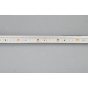 Лента RT 2-5000 24V Warm3000 2x (2835, 600 LED, PRO) 020393(B), Гибкая лента PRO, светодиоды smd 2835, 120 шт/м (600шт на 5м), белая плата 8 мм, скотч 3М. Цвет ТЁПЛЫЙ 2900-3100K. Питание 24V, мощность 14.4 Вт/м (72 Вт на 5м), угол 120°, цветопередача CRI>85. Размеры 5000х8x1.5мм. Мин.отрезок 50мм, 6 светодиодов. Цена