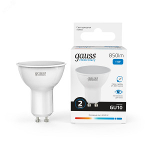 Лампа Elementary MR16 11W 850lm 6500K GU10 LED 1/10/100 13631