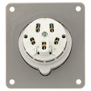 Розетка стационарная внутренняя угловая 4152 3Р+РЕ+N 16А 380В IP67 PROxima ps-4152-16-380