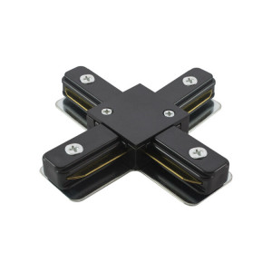 Коннектор Х-образный для шинопровода TLC-01-BL-X, черный, SQ0369-0326