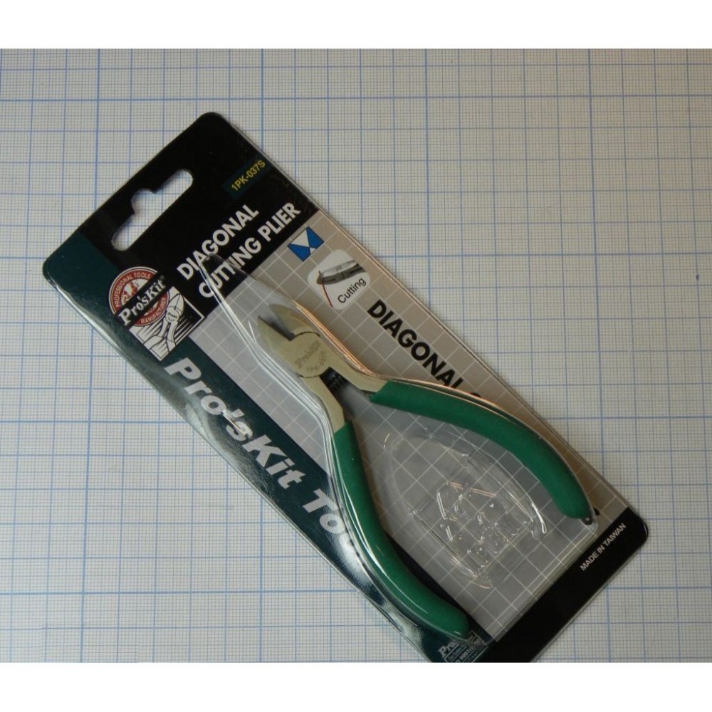 Изображение товара Миниатюрные кусачки Pro'sKit 1PK-037S для Тонкой Проволоки до 1.3 мм